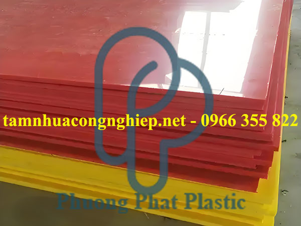 TẤM HDPE HÀN QUỐC 10MM MÀU ĐỎ