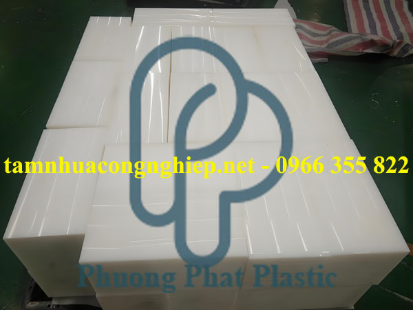 TẤM HDPE HÀN QUỐC 60MM MÀU TRẮNG